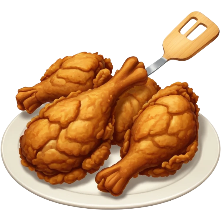 Seasoned Fried Chicken emoji