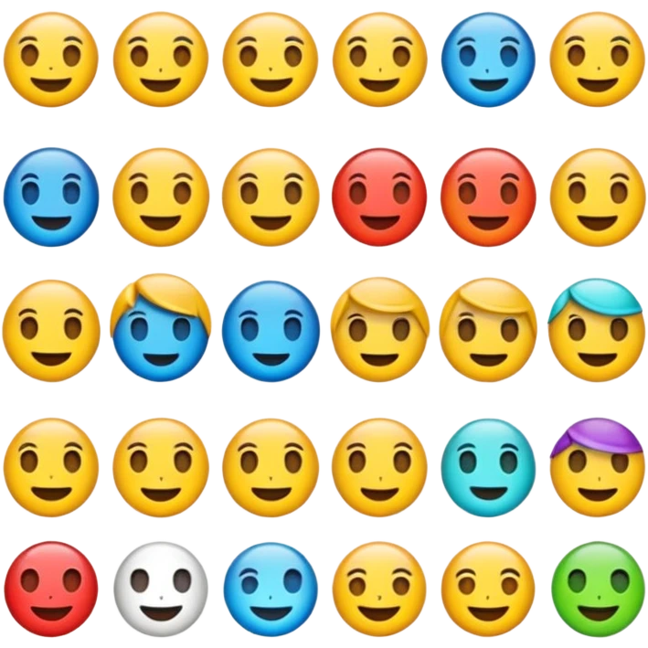 Crea emojis de diseño artístico  emoji