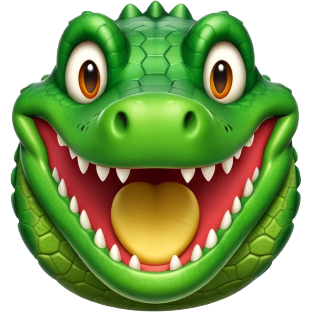 Un crocodile d'amour  emoji