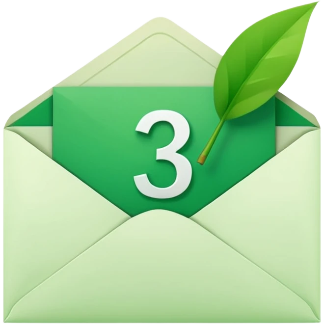 envelope with a calendar page peeking out and a large green checkmark, symbolizing a confirmed calendar invitation emoji