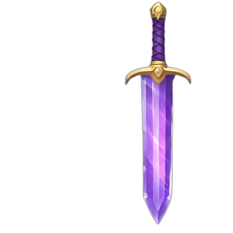 amethyst sword emoji