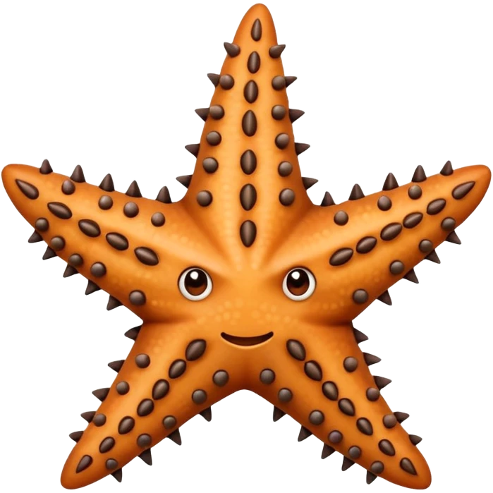 Starfish in leather wear emoji
