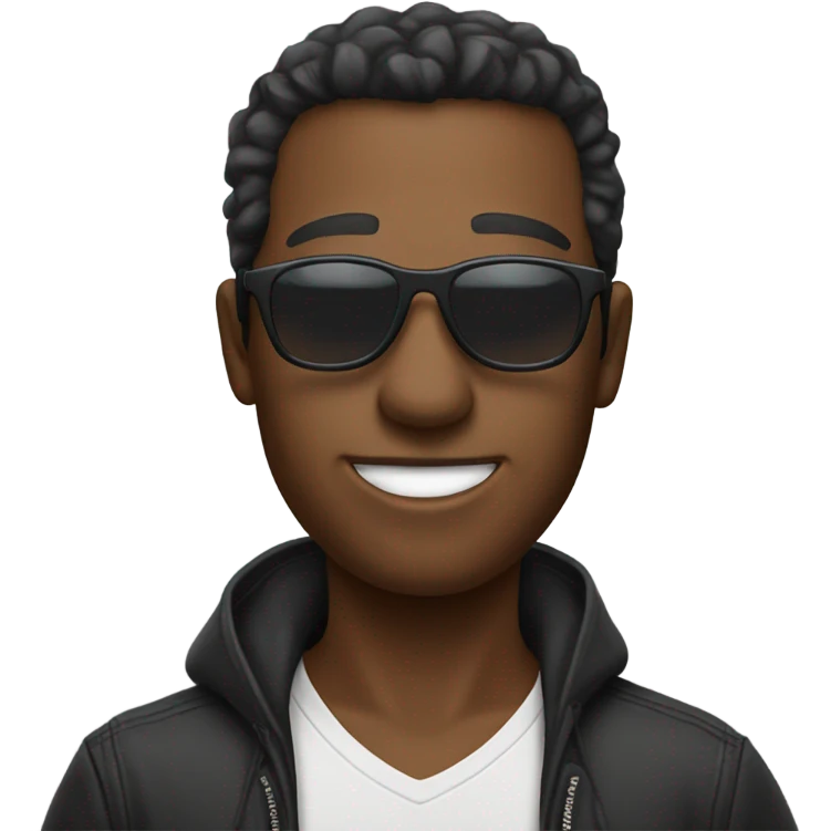 Arinok holding a sunglasses emoji