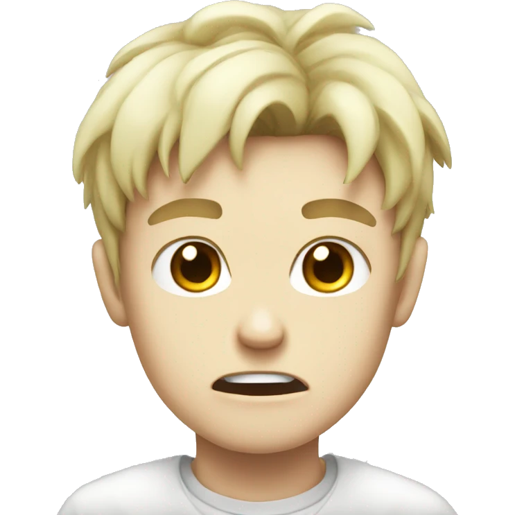 angry white boy anime emoji