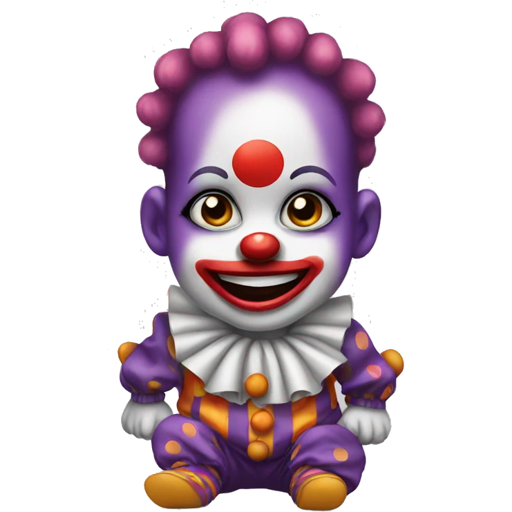 Baby clown emoji