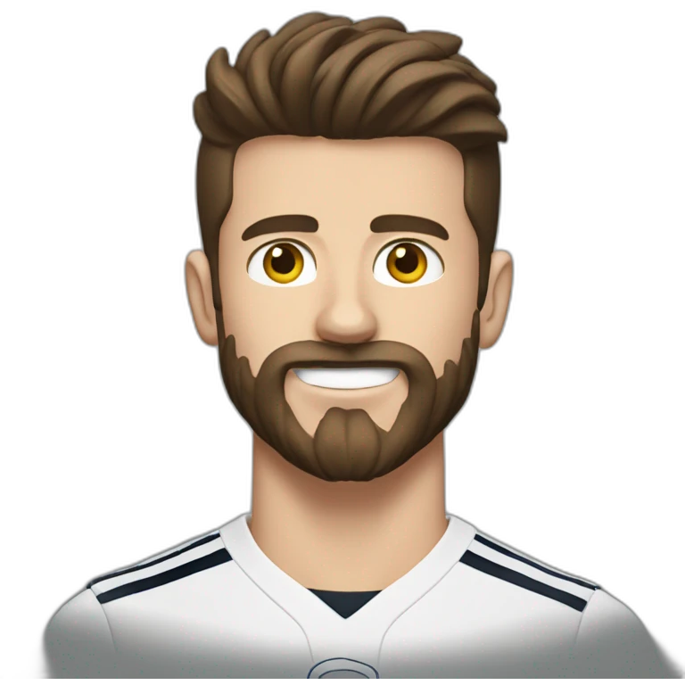 Mason mount with big beard and mustache  emoji