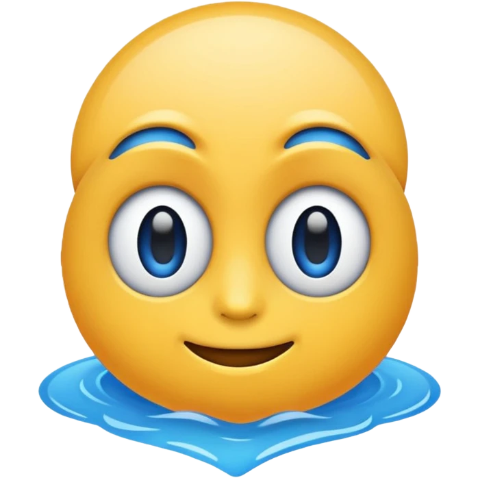 Blue emoji