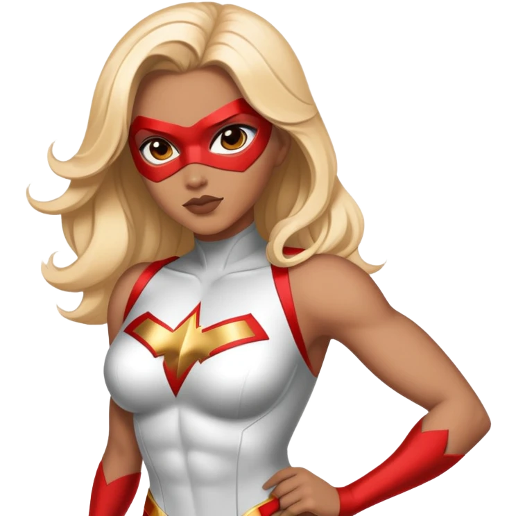 Sexy super hero  emoji