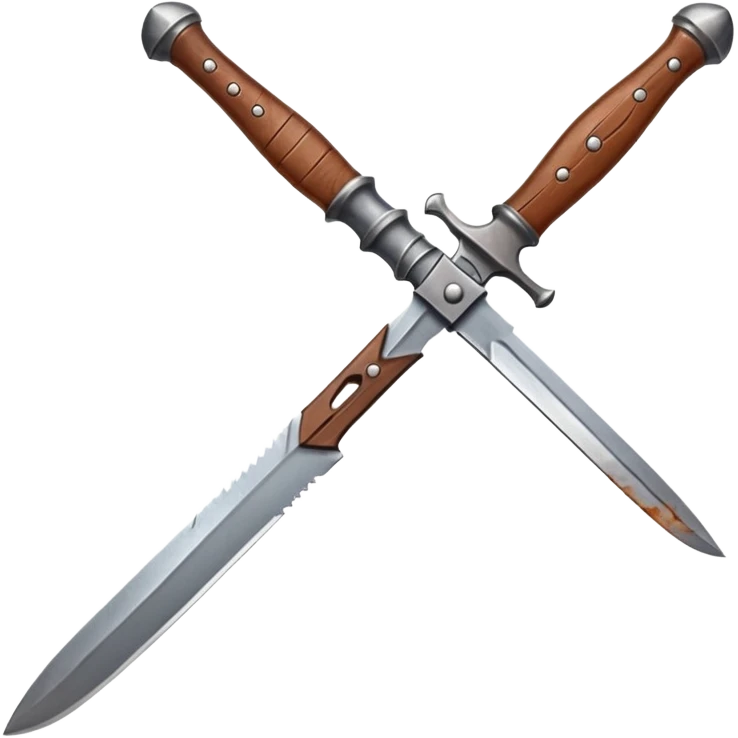 Short Broken rusty sword — cracked edge, worn grip emoji
