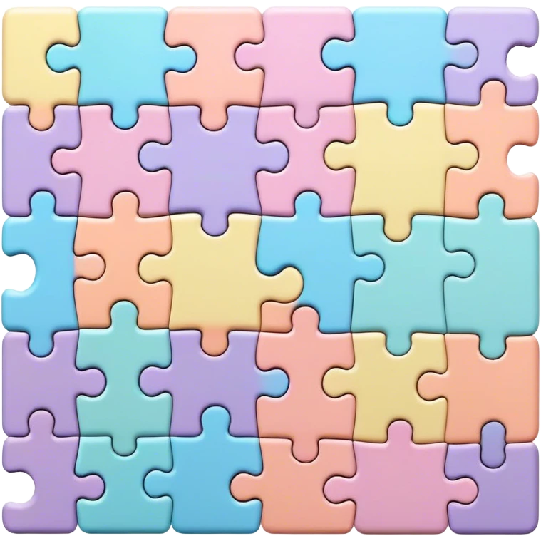 pastel puzzle emoji