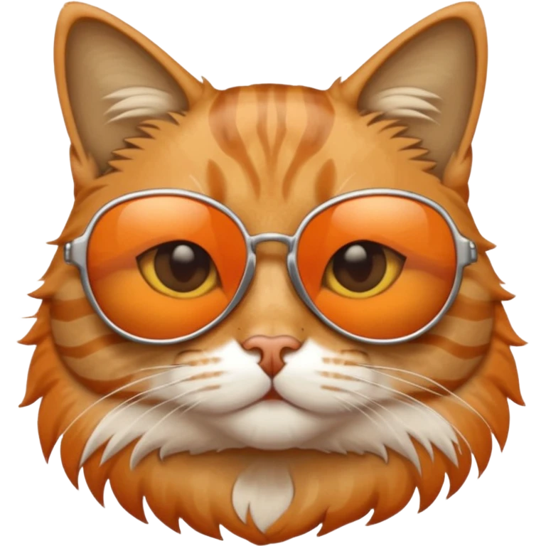 Cat wearing sunglasses emoji