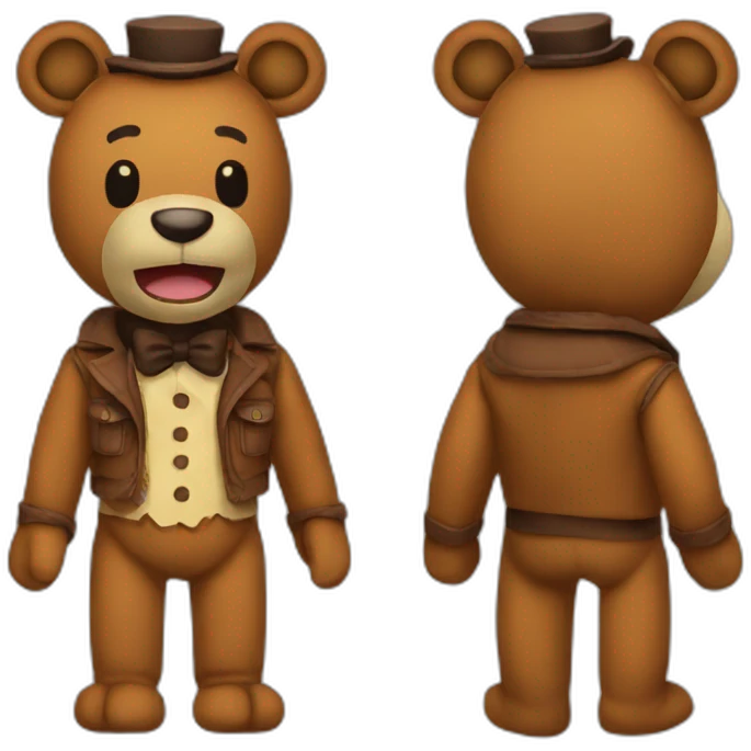 small Plush Freddy fazbear emoji