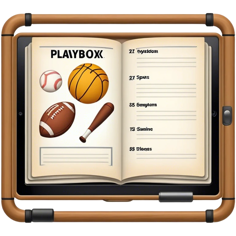playbook for sports emoji