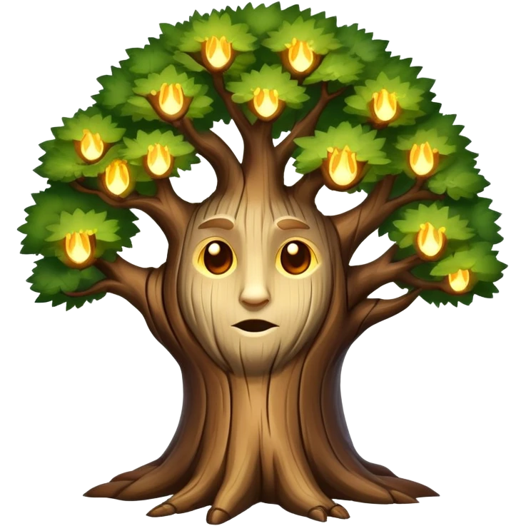 A tree that’s really smart emoji