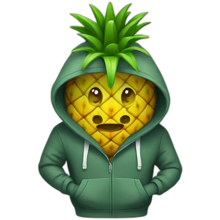 pineapple-in-hoodie emoji