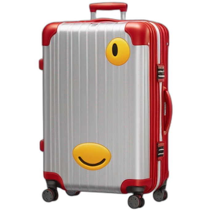 Essential Cabin luggage Red rimowa emoji