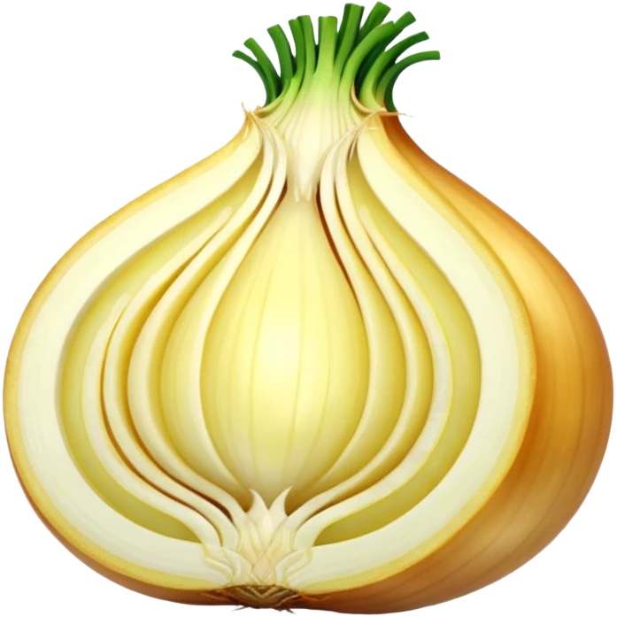sliced yellow onion emoji