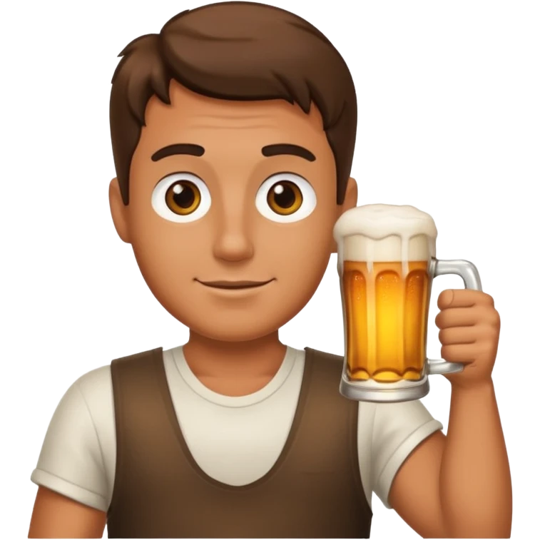 Mann mit Bier emoji