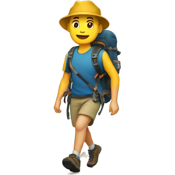 hiking emoji