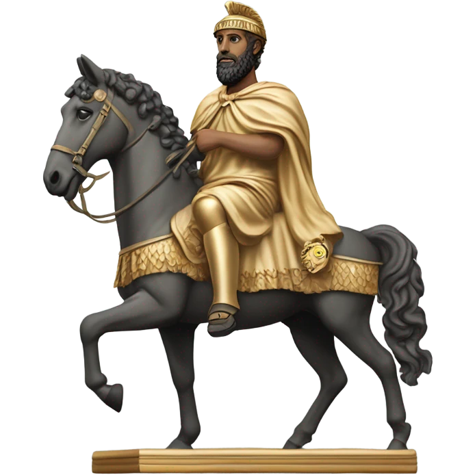 statue of Marcus Aurelius emoji