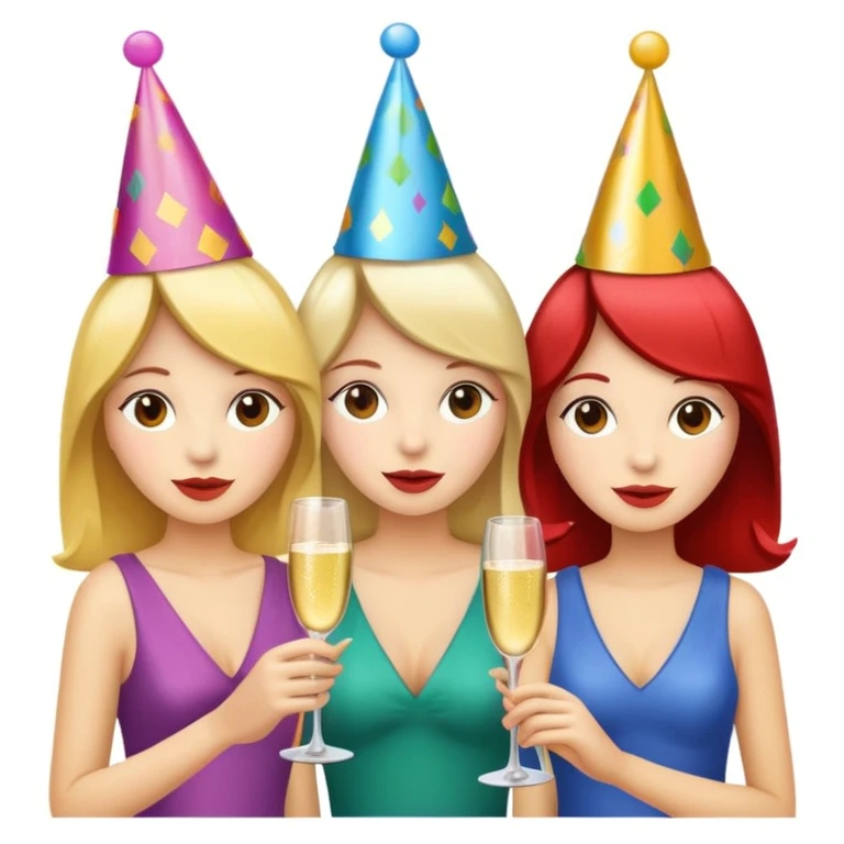 girls party in club emoji