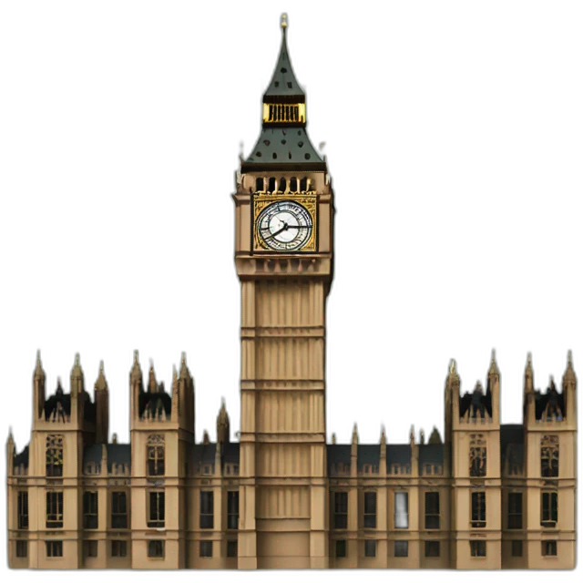 Big ben emoji
