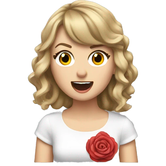 Taylor swift singing emoji