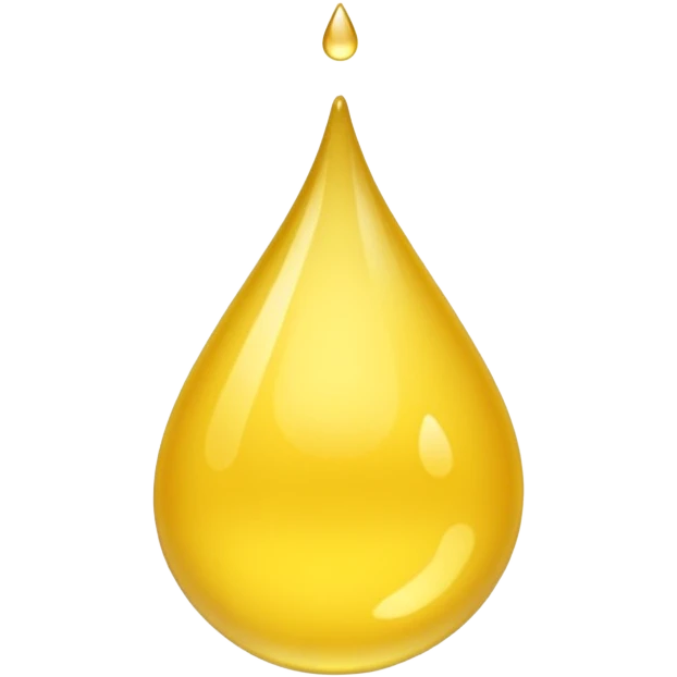 yellow drop emoji