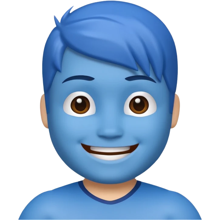 Roblox  blue emoji