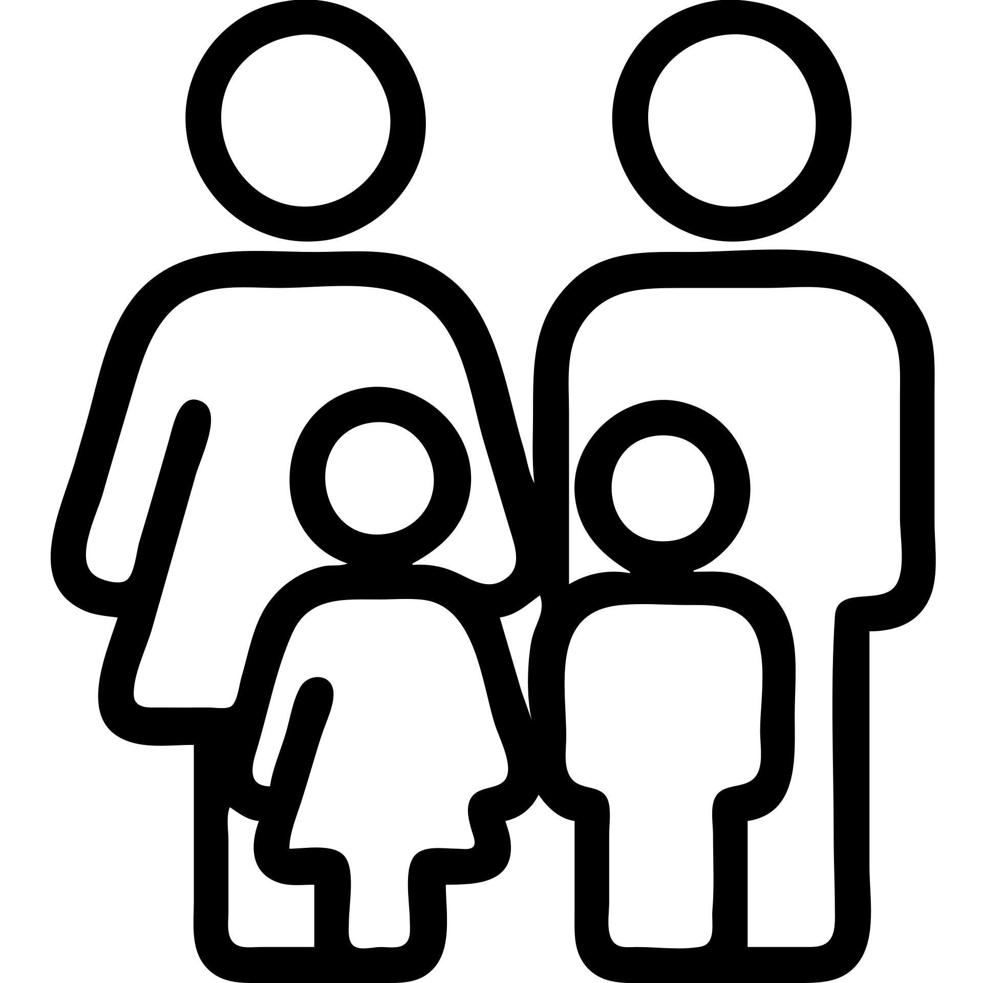 family icon, simple and clear, minimal lines, suitable for universal signage emoji