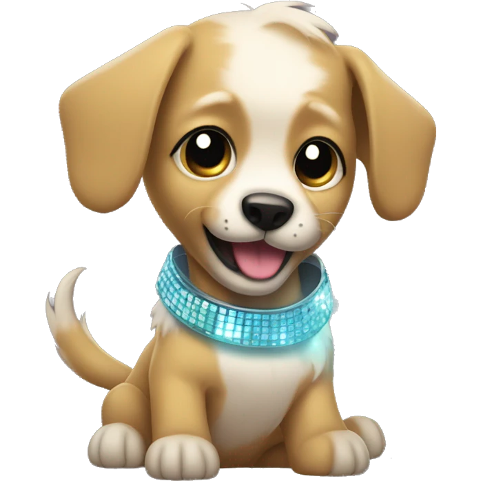 disco puppy emoji