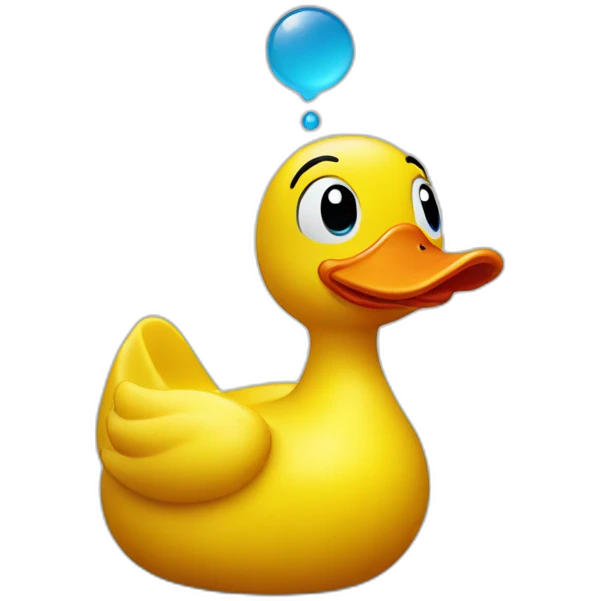 rubber duck salute emoji