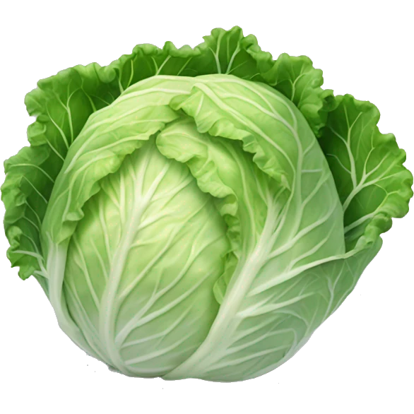 cabbage seasoned with red pepper emoji