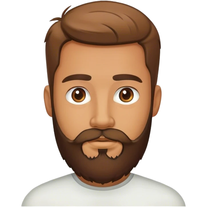 crea un emoji de un hombre con barba  emoji