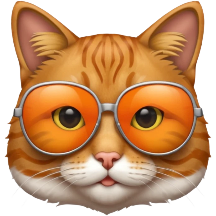 Cat wearing sunglasses emoji