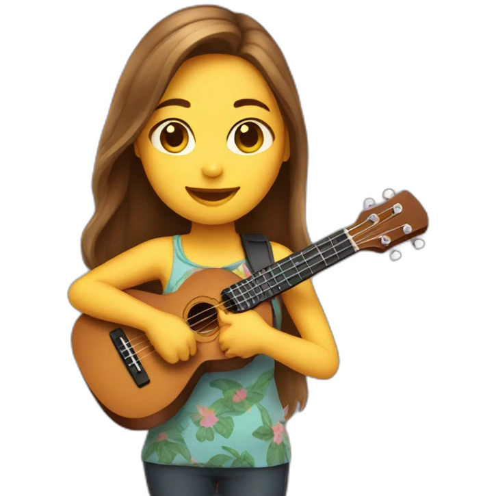girl-with-ukulele emoji