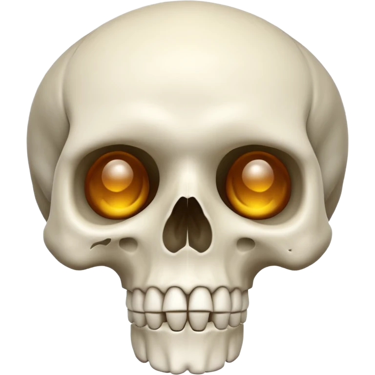 skull looking up  emoji