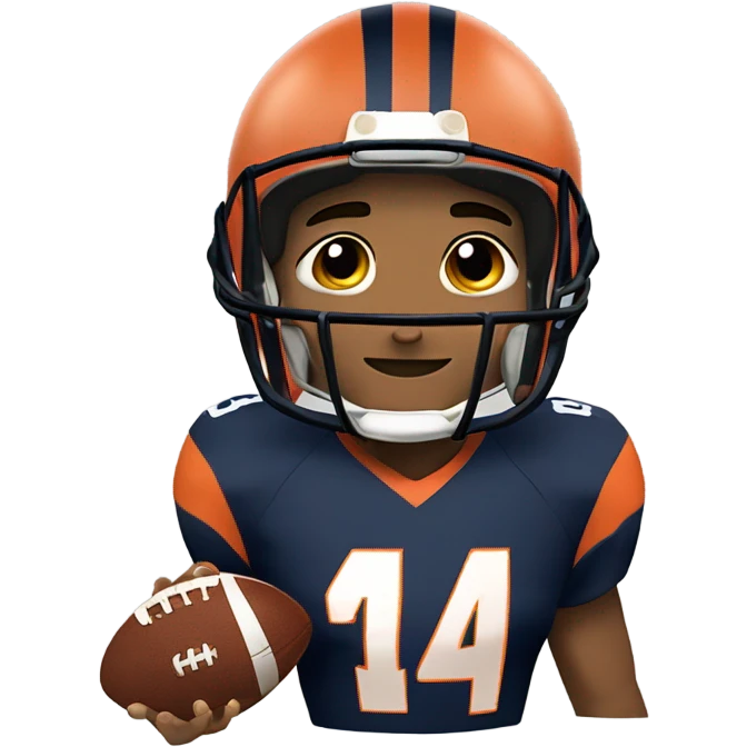 Lewis and Clark college football player emoji