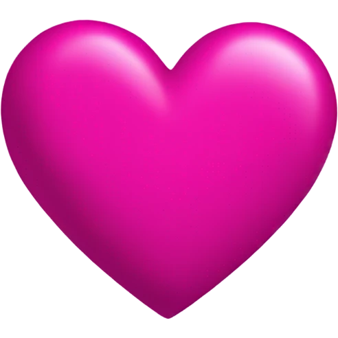 Fuchsia heart emoji