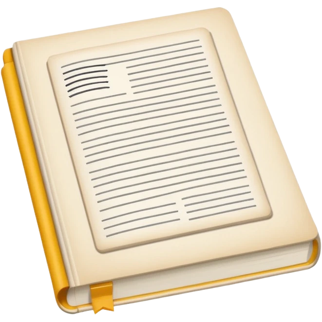 WRITTEN PAPER BOOK MODERN emoji