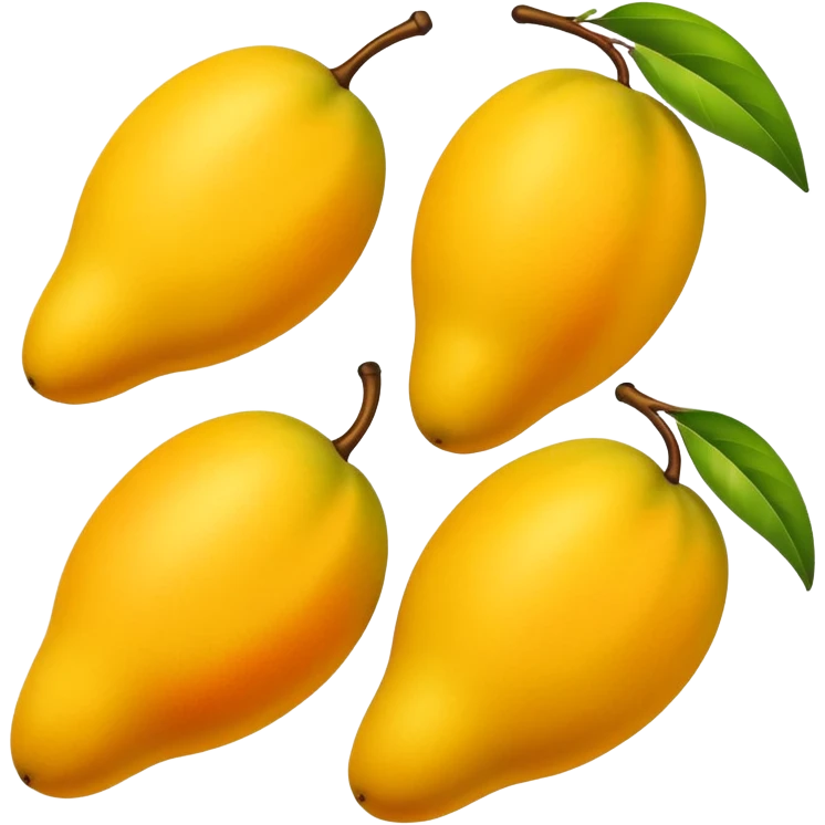 Emoji Mangoes flying emoji