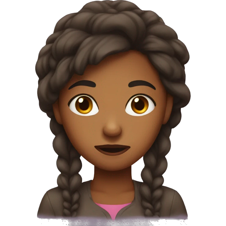 brown girl mad emoji