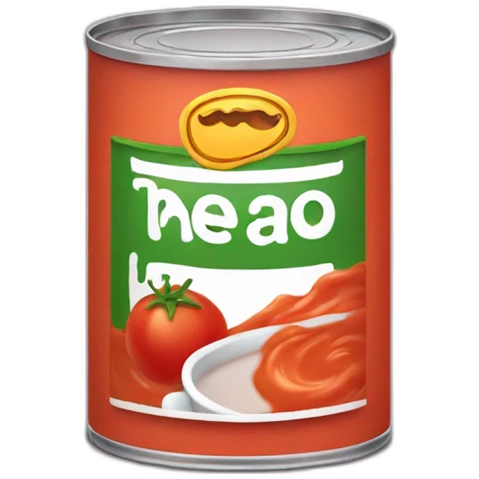 tomato soup in can emoji