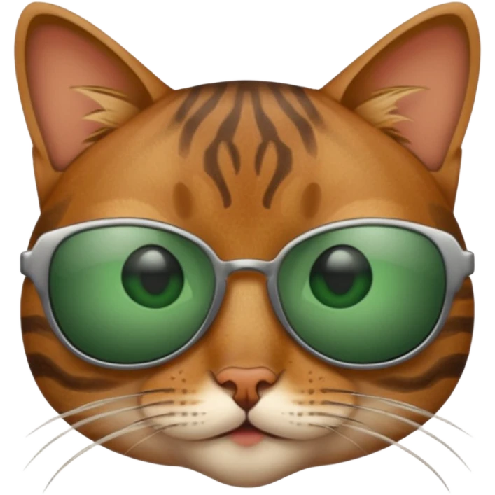 Cat wearing sunglasses emoji