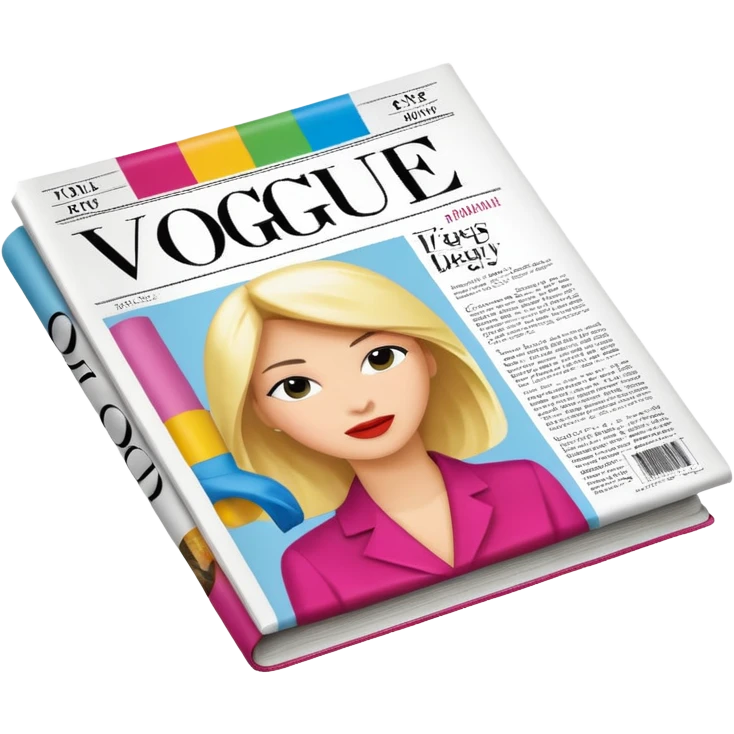vogue newspaper emoji
