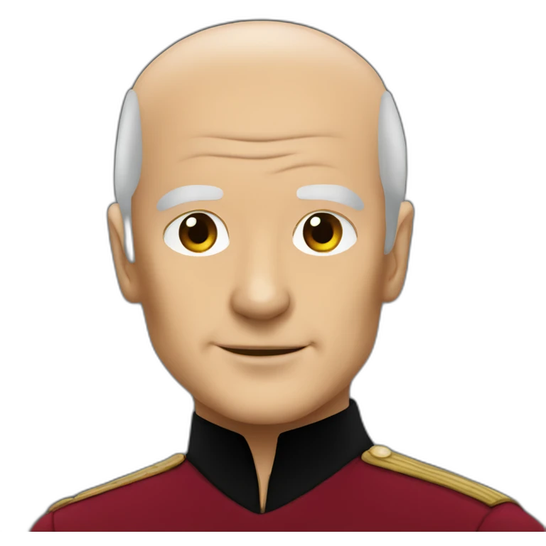 Young Captain Picard emoji