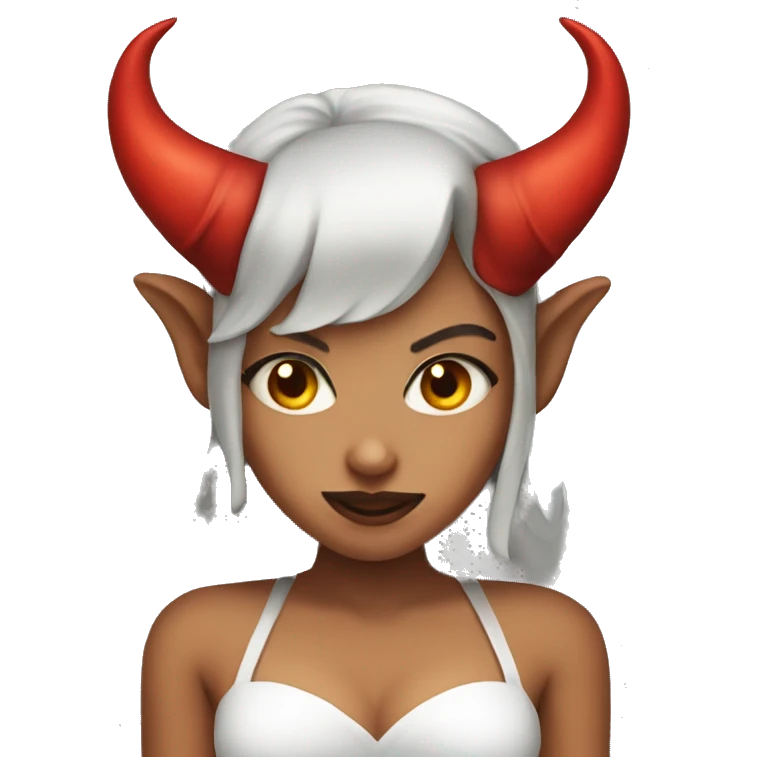 Devil girl emoji