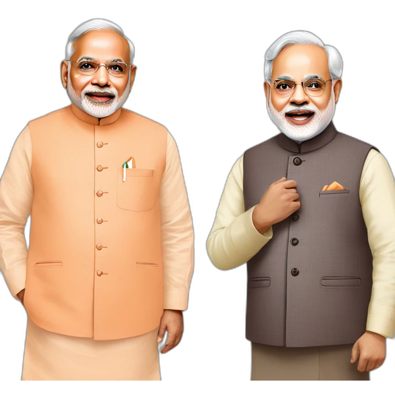 narendra modi and amit shah emoji