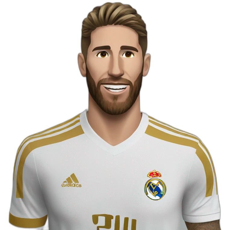 sergio ramos realistic emoji