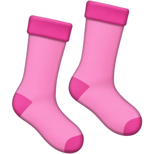 Pink socks emoji